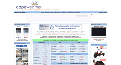 Desktop Screenshot of capeweather.com